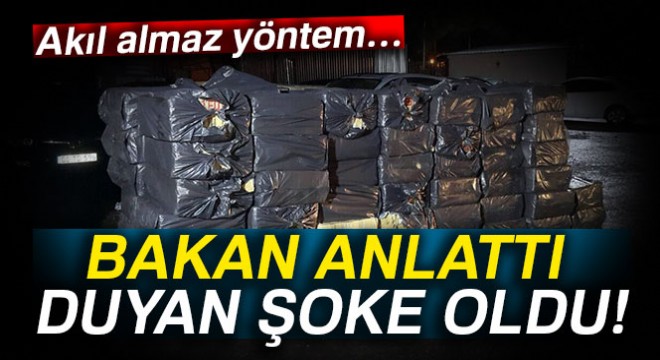 Bakan anlattı, herkes şoke oldu: Vücuduna et sarıp ülkeye sokan var