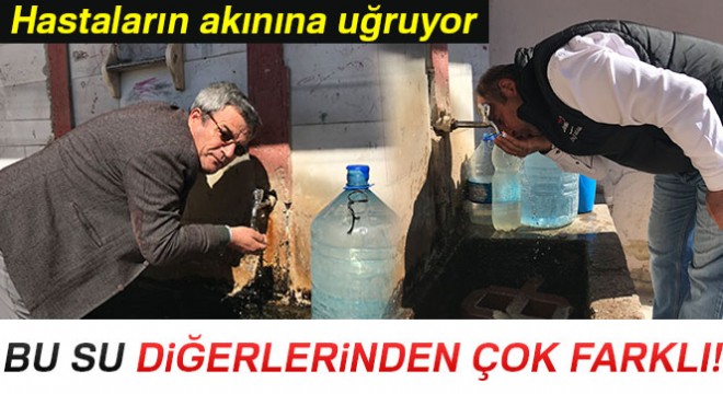 Bu suyu içmek için yurt dışından geliyorlar