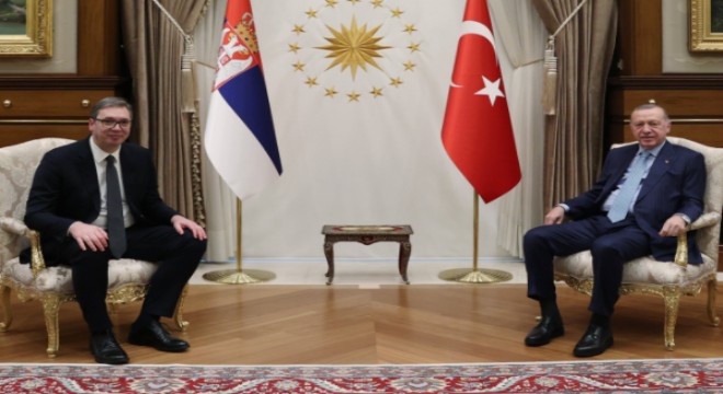 Cumhurbaşkanı Erdoğan, Sırbistan Cumhurbaşkanı Vucic ile ortak basın toplantısı düzenledi