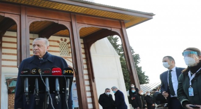 Erdoğan, cuma namazı sonrası açıklamada bulundu