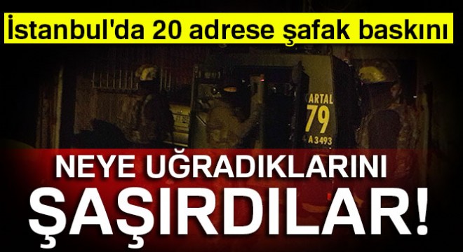 İstanbul’da narkotik operasyonu: Çok sayıda gözaltı var