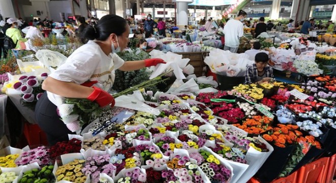 Çin’in çiçek ihracatı 700 milyon doları aştı